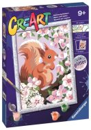 Ravensburger 201808 CreArt Roztomilá veverička s trblietkami - cena, srovnání