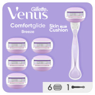 Gillette Venus ComfortGlide Breeze + 6 ks hlavic - cena, srovnání