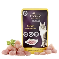 Nuevo Cat Kapsička Sensitive monoprotein Turkey 85g - cena, srovnání