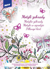 Omalovánky antistresové Motýlí zahrady 210x290mm