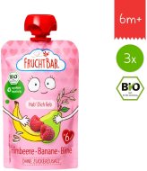 Fruchtbar BIO ovocná kapsička s banánom, hruškou, malinami a ovsom 3x100g - cena, srovnání