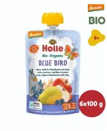 Holle Blue Bird BIO hruška jablko čučoriedky a vločky 6x100g - cena, srovnání