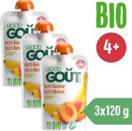 Good Gout BIO Marhuľa s banánom 3x120g - cena, srovnání