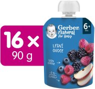 Gerber Natural kapsička lesné ovocie 16x90g - cena, srovnání