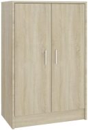 vidaXL Skrinka na topánky dub sonoma 60 x 35 x 92 cm drevotrieska, 808930 - cena, srovnání