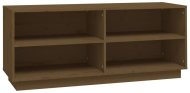 vidaXL Skrinka na topánky medovo hnedá 110x34x45 cm masívne borovicové drevo, 813543 - cena, srovnání
