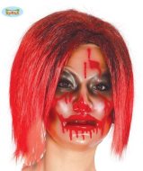 Guirca Maska plast priehľadná horor - žena - halloween - cena, srovnání