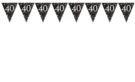Amscan Girlanda vlajky 40 rokov - narodeniny - happy birthday - 400cm - cena, srovnání