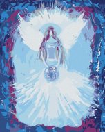 Zuty Maľovanie podľa čísel - Anjeli od Lenka - Universe angel, 40 x 50 cm, napnuté plátno na rám - cena, srovnání