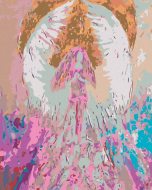 Zuty Maľovanie podľa čísel - Anjeli od Lenky - Confidence angel, 80 x 100 cm, plátno napnuté na rám - cena, srovnání