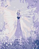 Zuty Maľovanie podľa čísel - Anjeli od Lenky - Embrace angel, 80 x 100 cm, napnuté plátno na rám - cena, srovnání