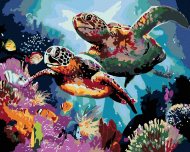 Zuty Maľovanie podľa čísel - Dve karety obrovské, 100 x 80 cm, napnuté plátno na ráme - cena, srovnání