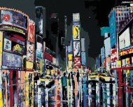 Zuty Maľovanie podľa čísel - Pohľad na nočný New York, 40 x 50 cm, napnuté plátno na rám - cena, srovnání