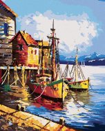 Zuty Malý prístav v Benátkach, 40x50 cm, vypnuté plátno na rám - cena, srovnání