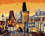 Zuty Maľovanie podľa čísel - Karlov most, 100 x 80 cm, napnuté plátno na ráme - cena, srovnání