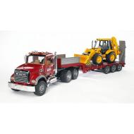 Bruder 02813 Mack Granit s návesom a traktorom JCB BR - cena, srovnání