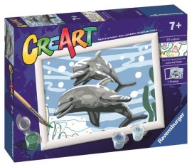 Ravensburger 235278 CreArt Veselé delfíny