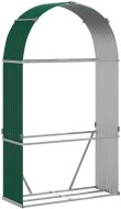 vidaXL Dreváreň, pozinkovaná oceľ, zelený 120x45x210cm - cena, srovnání