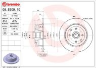 Brembo brzdový kotúč 08.5309.10 2ks - cena, srovnání