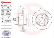 Brembo brzdový kotúč 08.4927.10 2ks - cena, srovnání