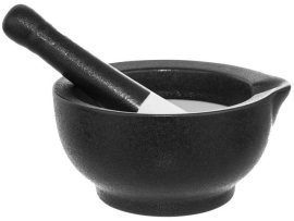 Orion Mažiar porc. pr. 12 cm BLACK