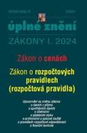 Aktualizace  I/3 2024 O cenách, rozpočtová pravidla - cena, srovnání