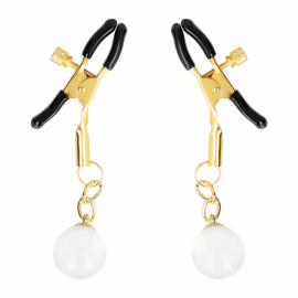 Kink Glass Bead Nipple Clamps