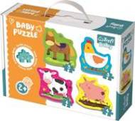 Trefl Baby puzzle Zvířata na farmě 4v1 - cena, srovnání