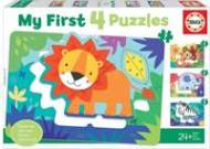 Educa Moje první puzzle Zvířátka z divočiny 4v1 - cena, srovnání
