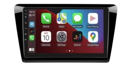 Hizpo 9" Autorádio Škoda Rapid Android Auto, Apple CarPlay, parkovacia kamera 8 + 64 GB, 8 jadier