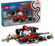Lego City 60443 Zastávka v boxoch F1 a personál s autom Ferrari - cena, srovnání
