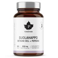 Puhdistamo Betain HCL + Pepsin 60tbl - cena, srovnání