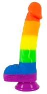 You2Toys PRIDE! Liquid Silicone Dildo 21cm - cena, srovnání