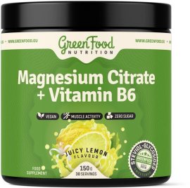 Greenfood Magnesium Citrate + Vitamin B6 150g