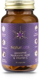 NaturLabs Liposomální Kyselina Hyaluronová + Vitamín C 30tbl