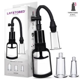 Latetobed Dupper Clitoris & Nipple Manual Pump with 3 Cups