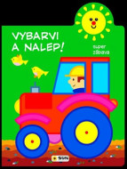 Vybarvi a nalep - Traktor - 2-3 roky - cena, srovnání