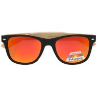 Polarzone Oranžové drevené polarizačné okuliare Wayfarer "Wood" - cena, srovnání