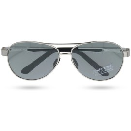 Polarzone Strieborné polarizačné pilotky "Massive Aviator"