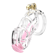 Cellmate Guardian Chastity Cage Clear Size 3 - cena, srovnání