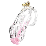 Cellmate Guardian Chastity Cage Clear Size 4 - cena, srovnání