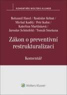 Zákon o preventivní restrukturalizaci Komentář - cena, srovnání