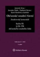 Občanské soudní řízení Soudcovský komentář Kniha III. - cena, srovnání