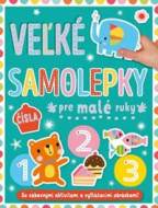 Čísla - veľké samolepky pre malé ruky - cena, srovnání