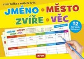 Jméno, město, zvíře, věc