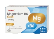 Dr. Max Pharma Magnesium B6 Gold 100mg Chelát 30tbl - cena, srovnání
