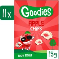 Goodies 100 % jablčné chipsy 11x15g - cena, srovnání