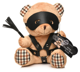 Master Series BDSM Teddy Bear Plush Tan