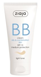 Ziaja BB krém mastná, zmiešaná pleť SPF15 50ml