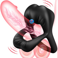Superlove Sexy Lip Dual Penis Ring - cena, srovnání
